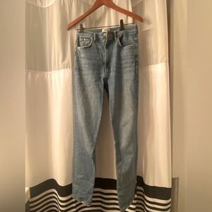 Vintage Agolde high waist designer jeans made in Los Angeles.